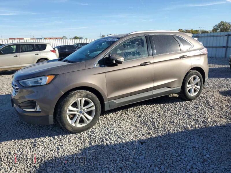 2019 Ford EDGE SEL (VIN 2FMPK4J95KBB15123) — фото 1 из 13, Copart, повреждение: передняя часть