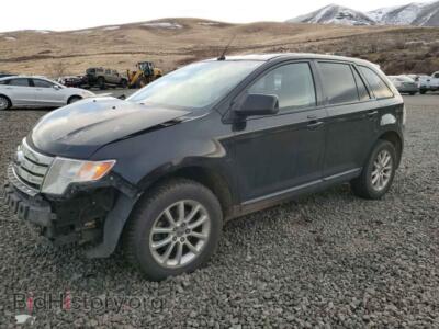 2010 Ford EDGE SEL, black — VIN 2FMDK4JC3ABA75427, Copart