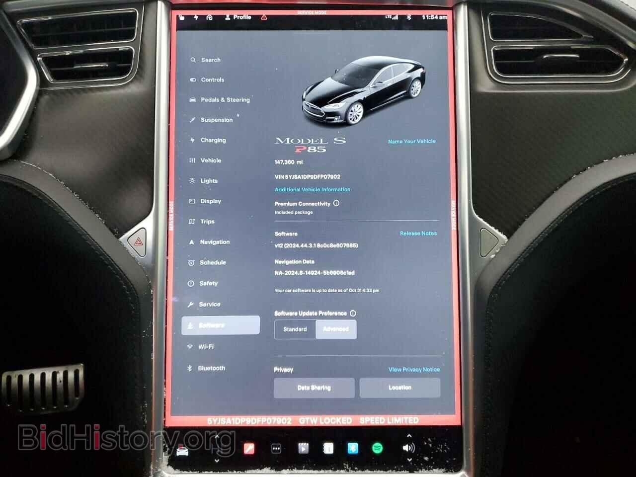 2013 TESLA MODEL S - VIN: 5YJSA1DP9DFP07902 - Фото 9