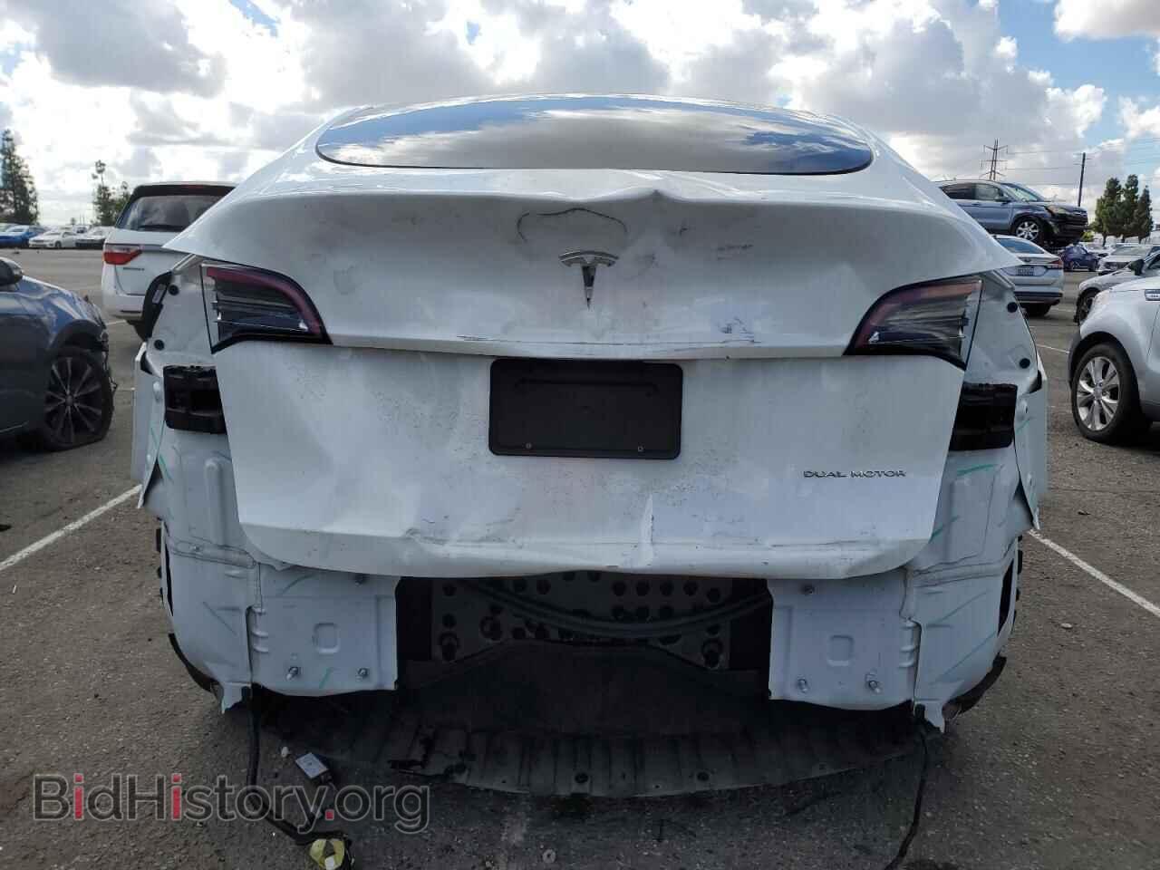 2022 TESLA MODEL Y - VIN: 7SAYGDEE1NA020440 - Фото 6