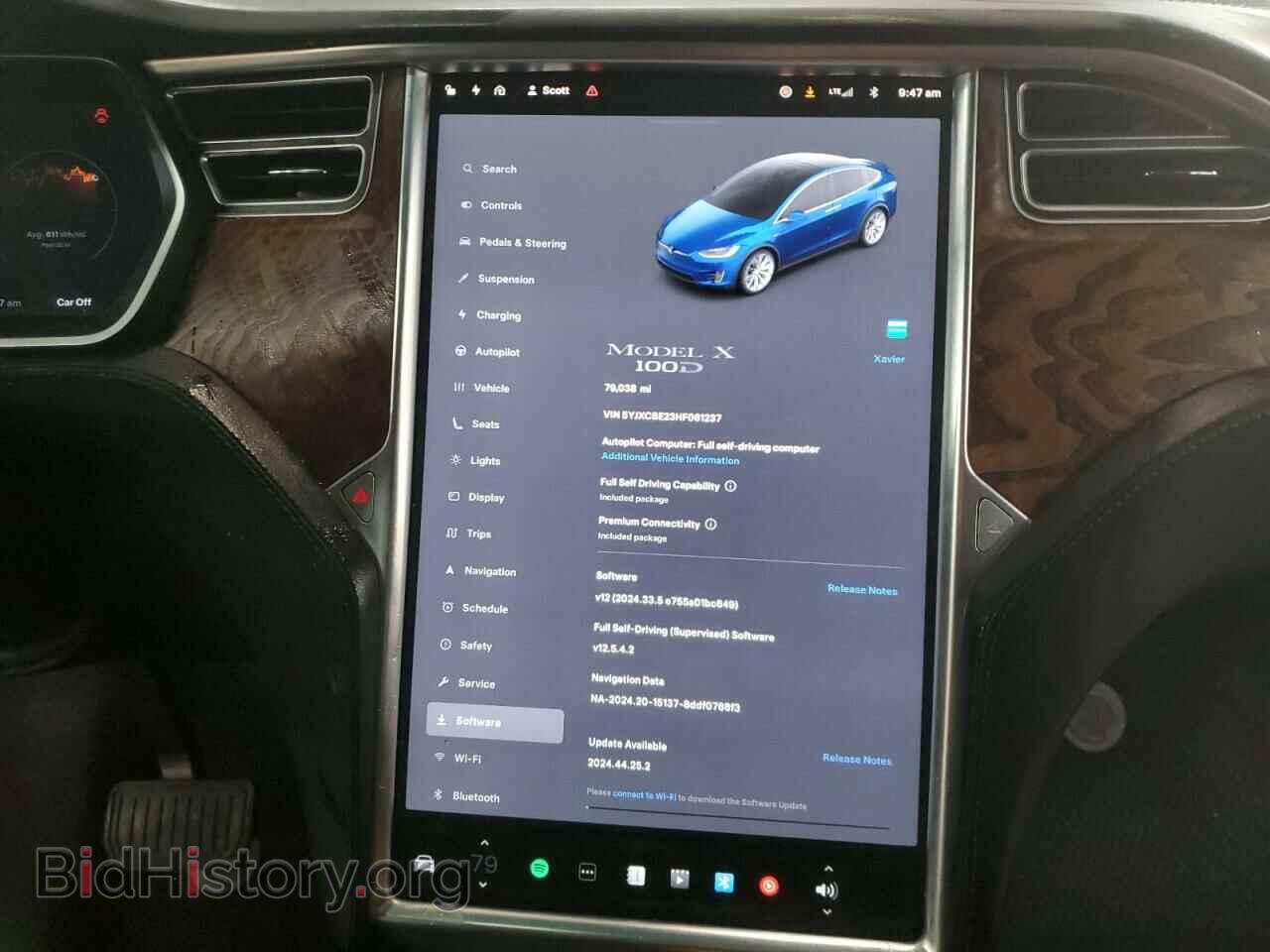 2017 TESLA MODEL X - VIN: 5YJXCBE23HF061237 - Photo 9