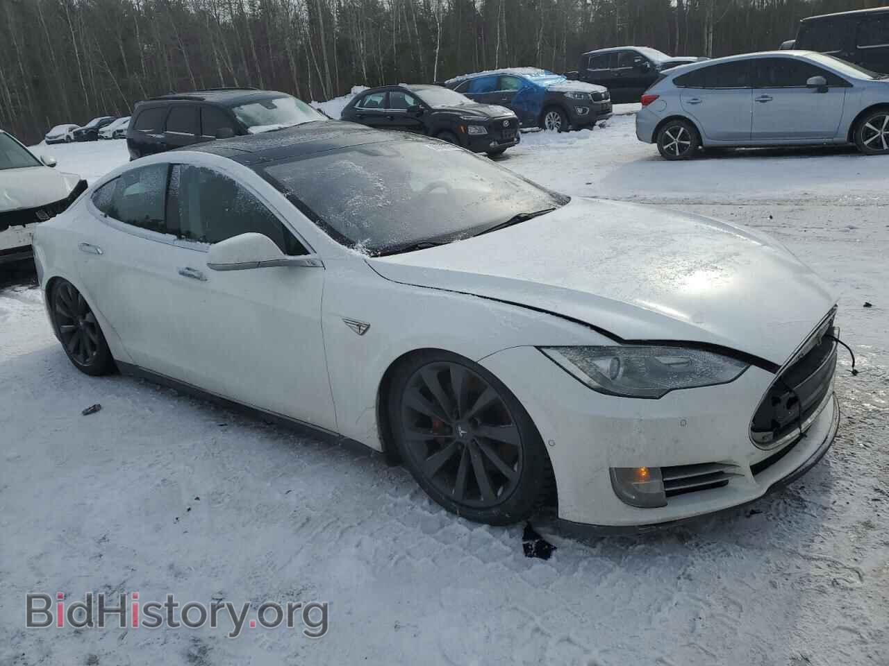 2014 TESLA MODEL S - VIN: 5YJSA1H1XEFP55626 - Фото 4