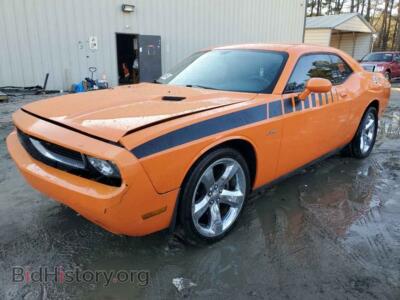 2012 Dodge CHALLENGER SXT, orange — VIN 2C3CDYAG2CH128109, Copart