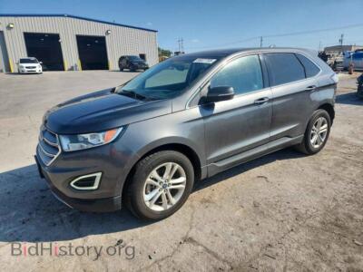 2015 Ford EDGE SEL, серый — VIN 2FMTK3J84FBC34657, Copart