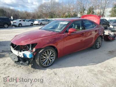 2015 Lexus IS 250, red — VIN JTHCF1D20F5017176, Copart