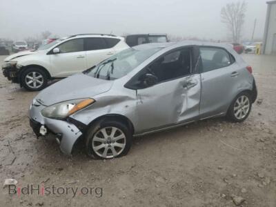 2013 Mazda 2, серебристый — VIN JM1DE1LY8D0159364, Copart