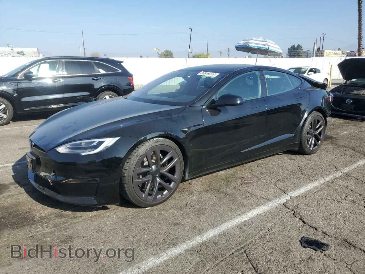 Photo 5YJSA1E52MF443578 - TESLA MODEL S 2021