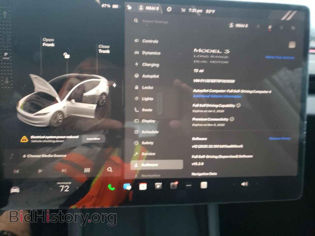 2025 TESLA MODEL 3 - VIN: 5YJ3E1EB7SF083588 - Photo 9