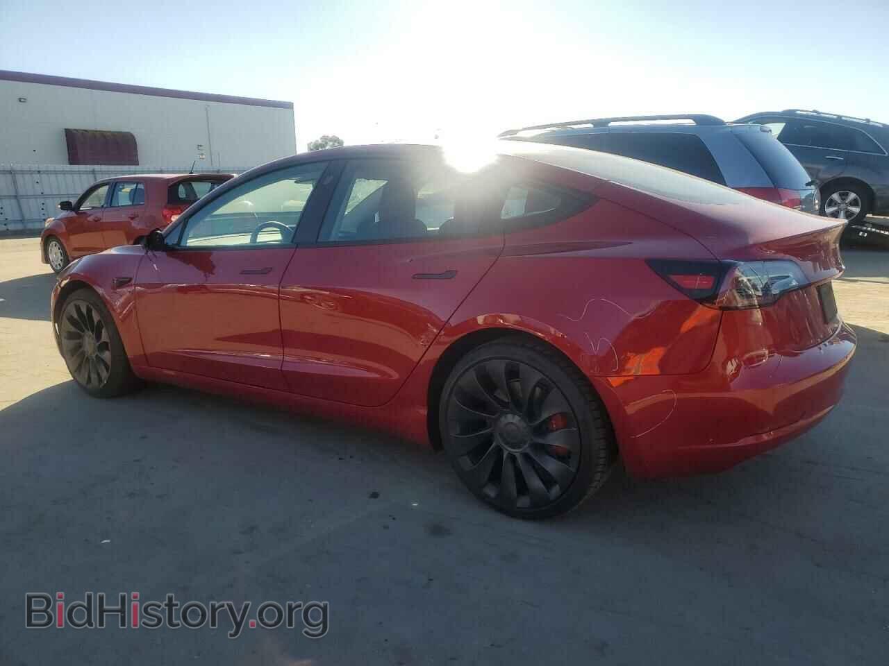 2022 TESLA MODEL 3 - VIN: 5YJ3E1EC3NF261560 - Фото 2
