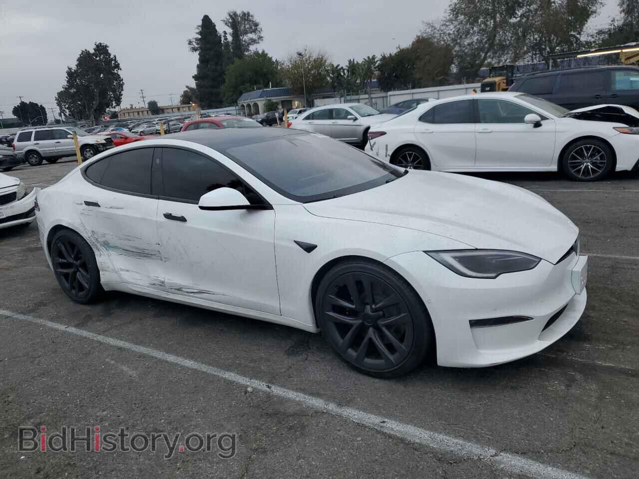 2022 TESLA MODEL S - VIN: 5YJSA1E59NF475817 - Фото 4