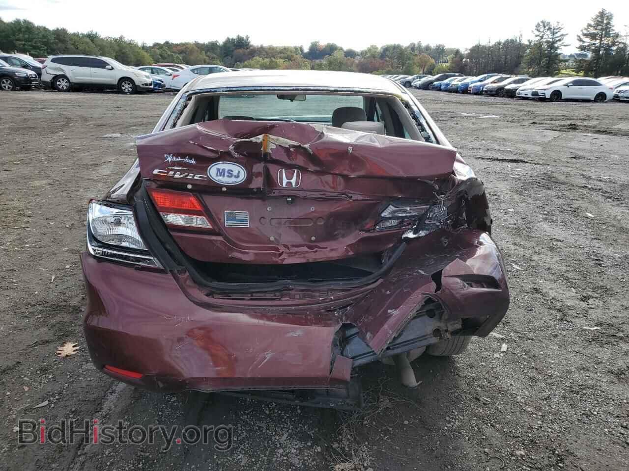2013 HONDA CIVIC - VIN: 19XFB2F59DE287452 - Фото 6