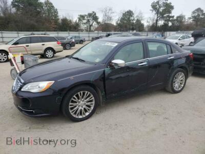 2012 Chrysler 200 Limited, синий — VIN 1C3CCBCG5CN307829, Copart