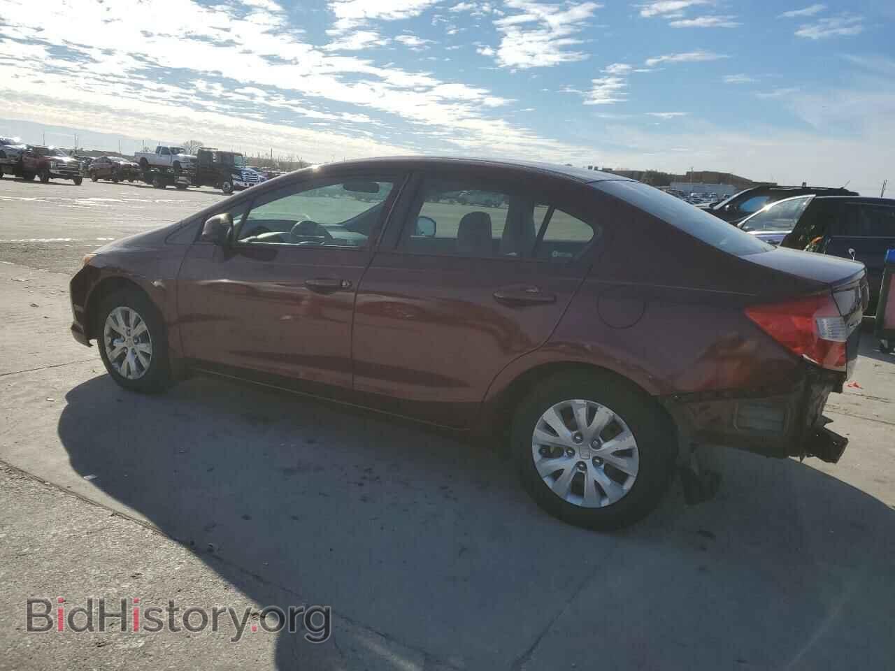 2012 HONDA CIVIC - VIN: 2HGFB2F53CH537336 - Фото 2