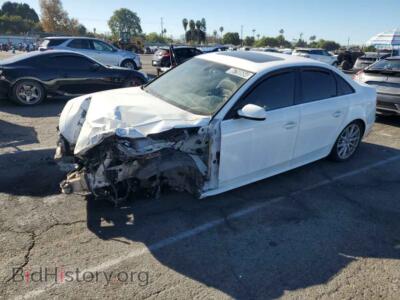 2016 Audi A4 Premium S-Line, white — VIN WAUAFAFL7GN014059, Copart