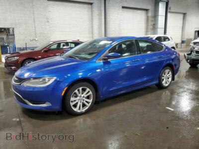 2015 Chrysler 200 Limited, синий — VIN 1C3CCCAB4FN690261, Copart