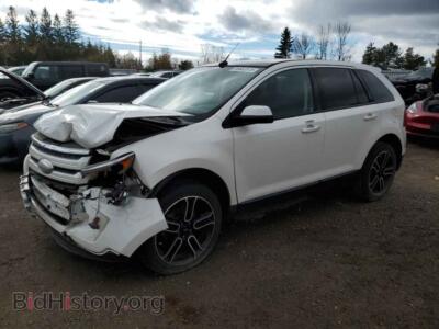 2013 Ford EDGE SEL, белый — VIN 2FMDK3JC8DBE19896, Copart