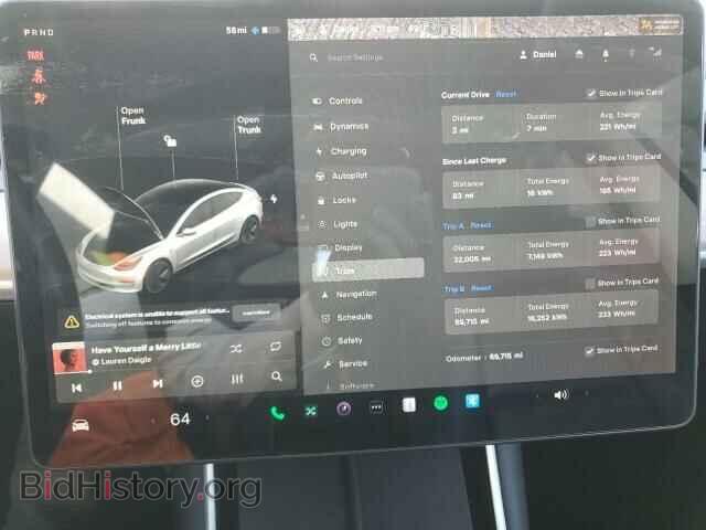 2019 TESLA MODEL 3 - VIN: 5YJ3E1EA9KF397265 - Фото 9