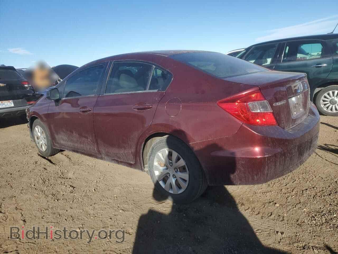 2012 HONDA CIVIC - VIN: 2HGFB2F56CH557516 - Фото 2
