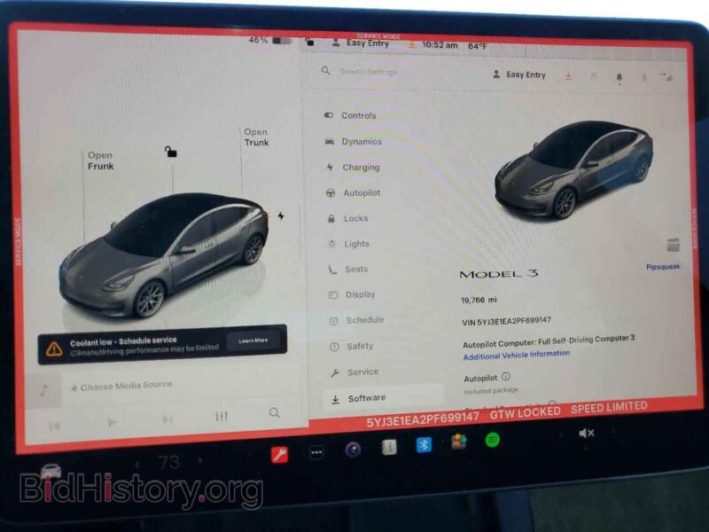 2023 Tesla MODEL 3 (VIN 5YJ3E1EA2PF699147) — photo 9 of 12