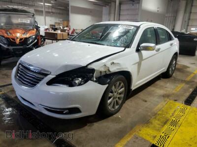 2013 Chrysler 200 Limited, белый — VIN 1C3CCBCG8DN751708, Copart