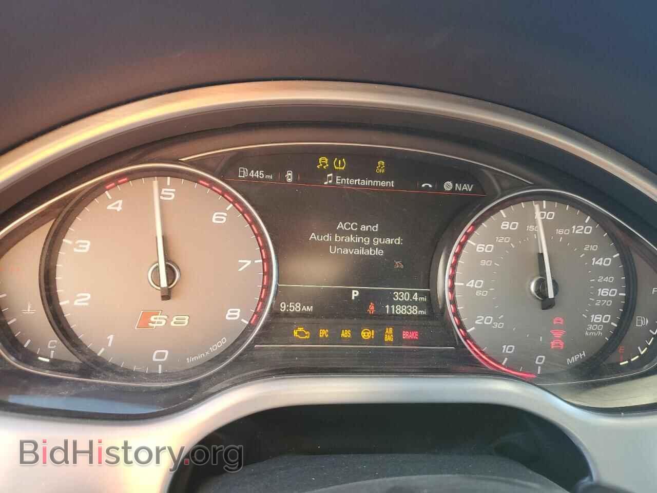 2014 AUDI S8 - VIN: WAUD2AFD3EN005115 - Фото 9