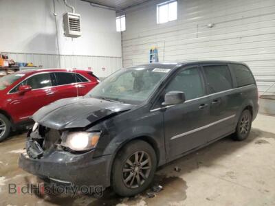 2015 Chrysler MINIVAN S, черный — VIN 2C4RC1HG4FR572726, Copart