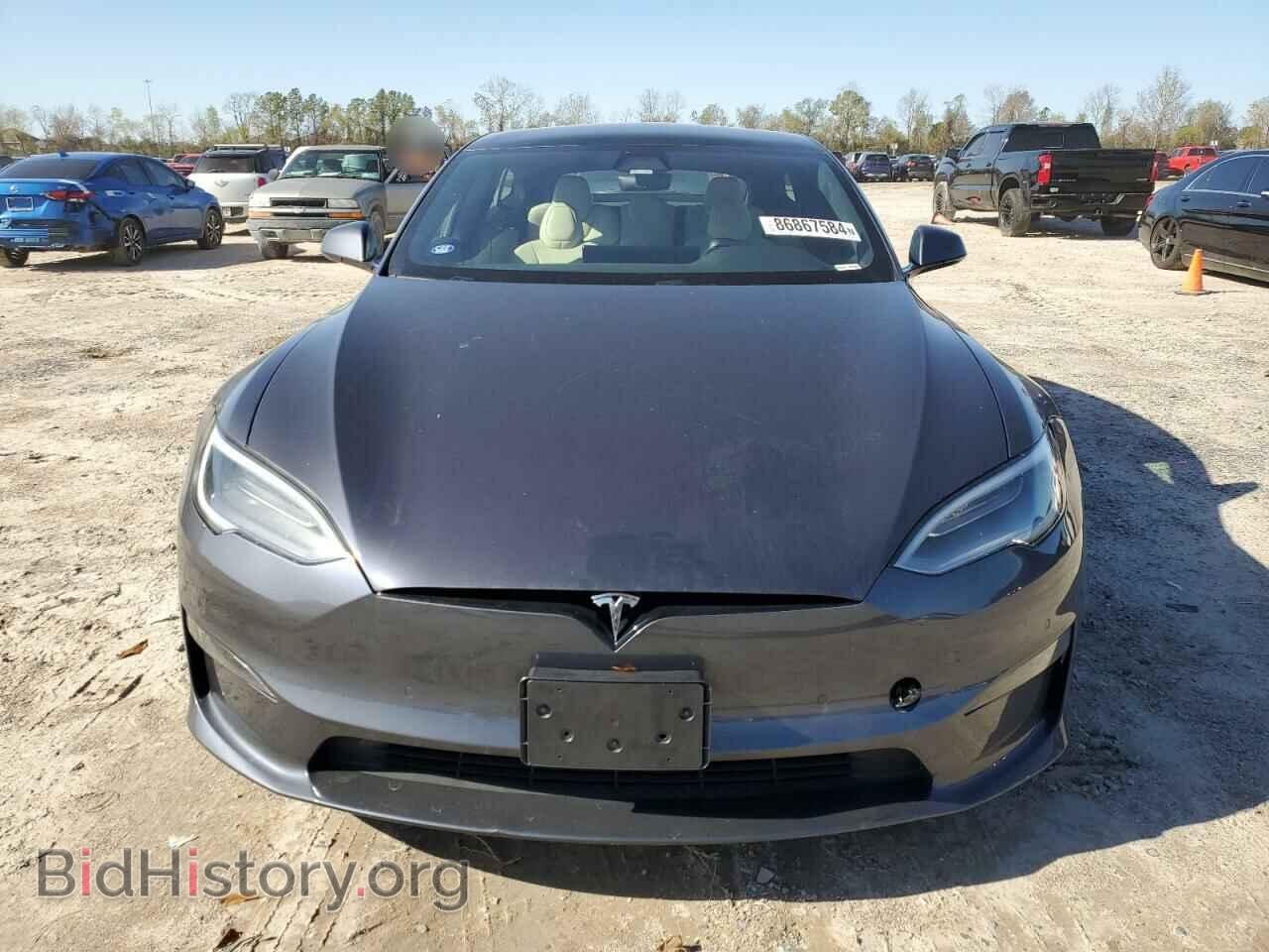 2022 TESLA MODEL S - VIN: 5YJSA1E58NF458989 - Фото 5