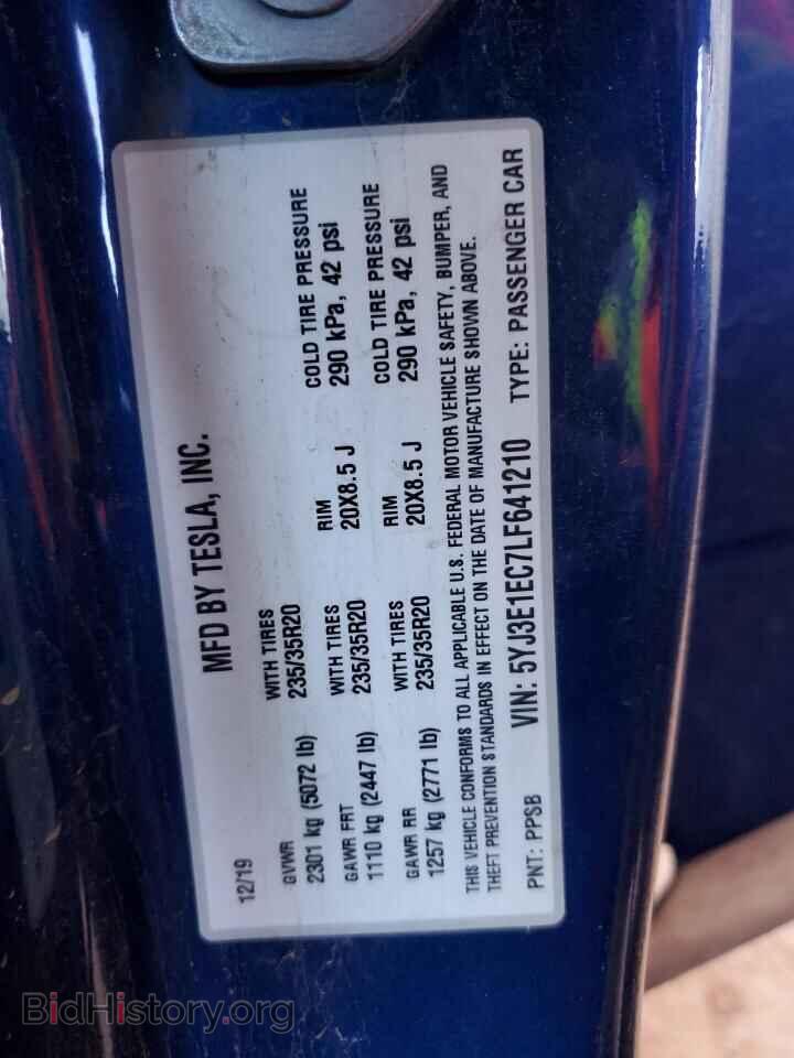 2020 TESLA MODEL 3 - VIN: 5YJ3E1EC7LF641210 - Фото 13