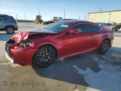 2017 Lexus RC 200t, красный — VIN JTHHA5BC4H5006692, Copart
