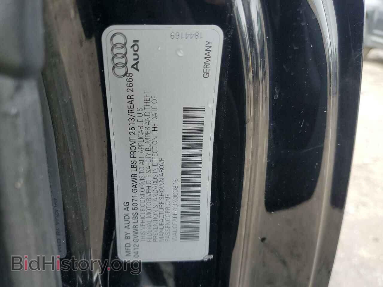 2013 AUDI A5 - VIN: WAUCFAFH4DN000815 - Photo 12