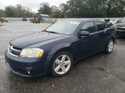 2013 Dodge AVENGER SXT, blue — VIN 1C3CDZCB6DN707362, Copart