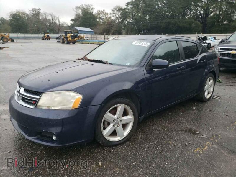 2013 Dodge AVENGER SXT (VIN 1C3CDZCB6DN707362) — фото 1 из 12, Copart, повреждение: затопление