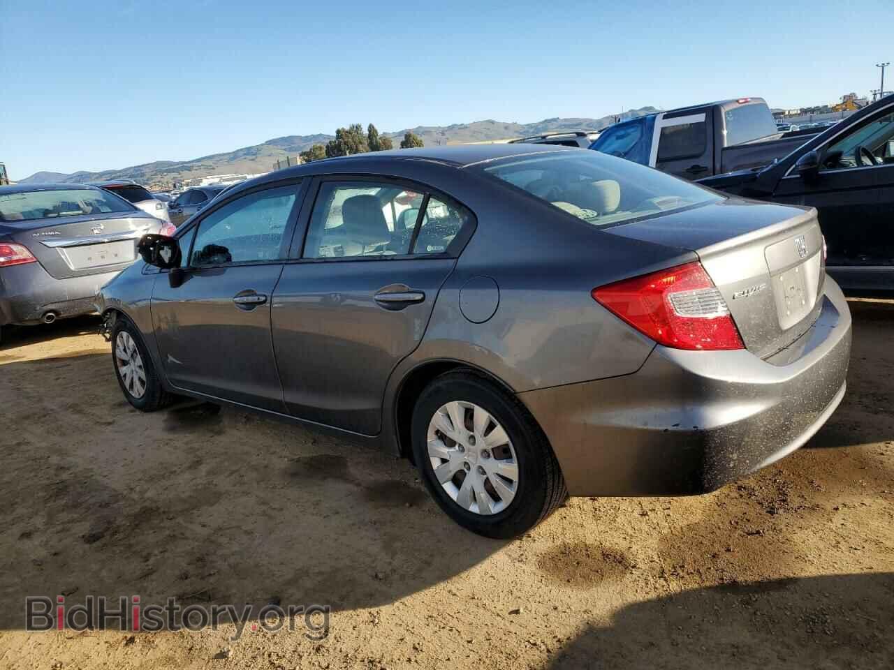 2012 HONDA CIVIC - VIN: 2HGFB2F52CH303396 - Фото 2
