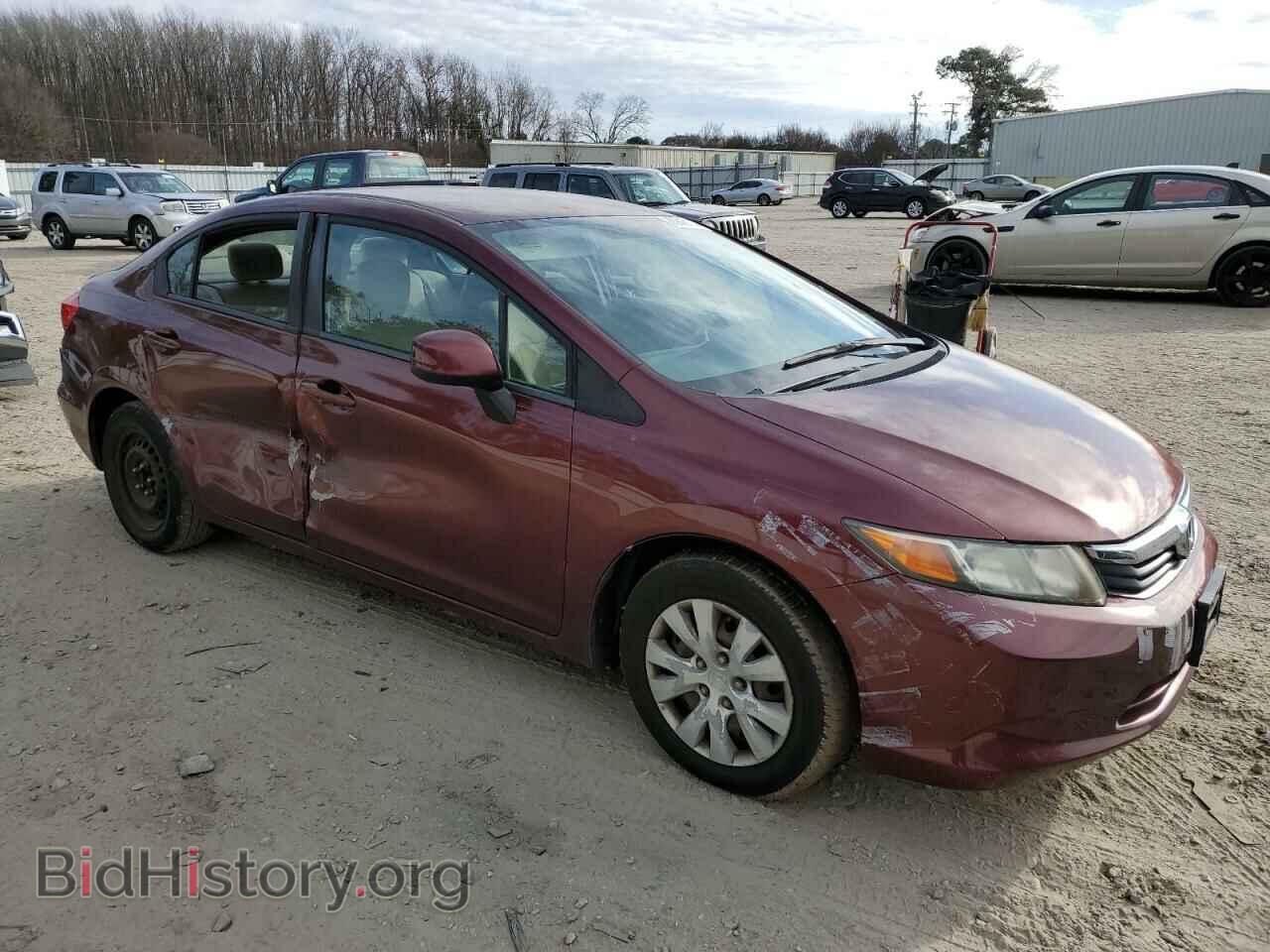2012 HONDA CIVIC - VIN: 2HGFB2F54CH532100 - Фото 4