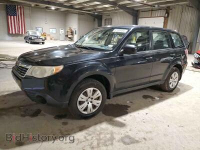 2010 Subaru FORESTER 2.5X, черный — VIN JF2SH6AC3AH740319, Copart