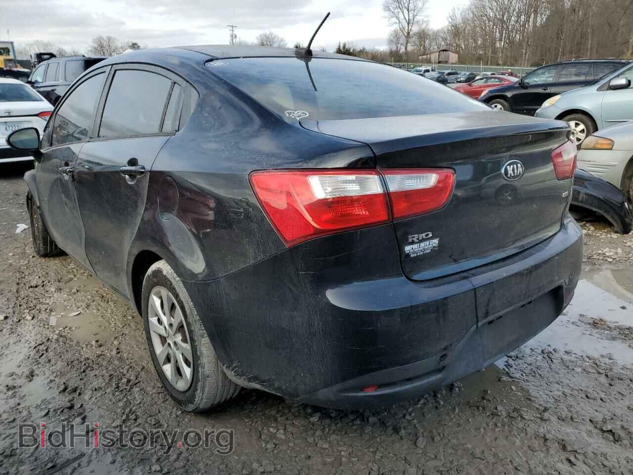2014 KIA RIO - VIN: KNADM4A3XE6387633 - Фото 2