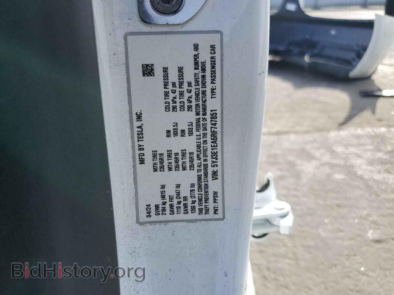 2024 TESLA MODEL 3 - VIN: 5YJ3E1EA6RF747851 - Photo 13