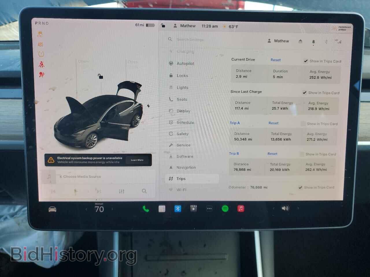2018 TESLA MODEL 3 - VIN: 5YJ3E1EA0JF169895 - Photo 9