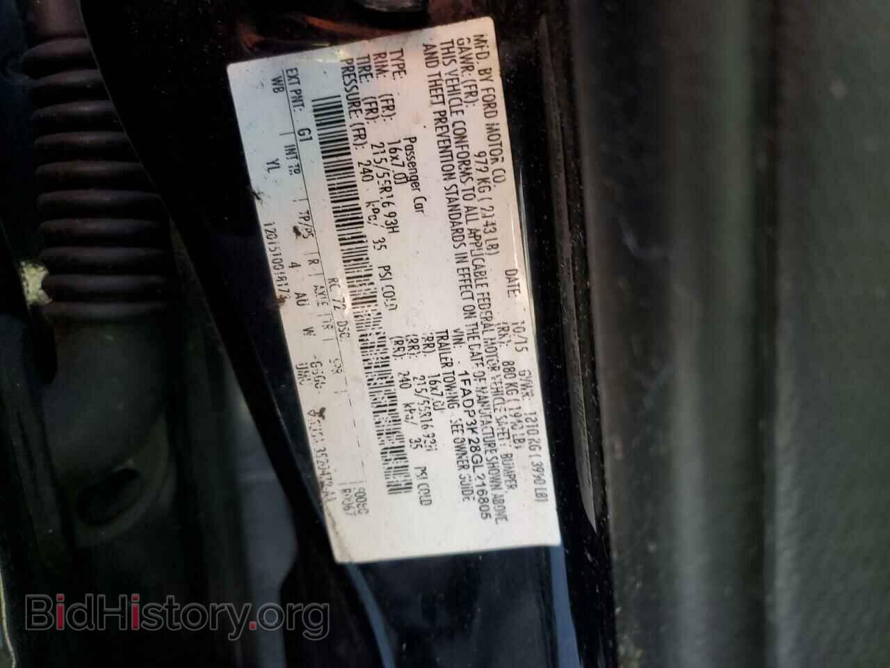 2016 FORD FOCUS - VIN: 1FADP3K28GL216805 - Photo 12