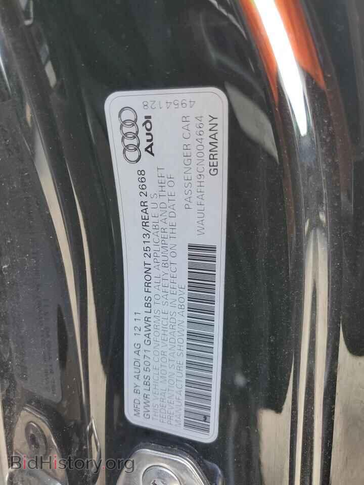 2012 AUDI A5 - VIN: WAULFAFH9CN004664 - Photo 12