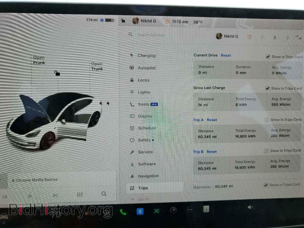 2019 TESLA MODEL 3 - VIN: 5YJ3E1EB0KF388317 - Фото 9