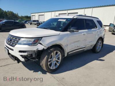 2016 Ford EXPLORER XLT, white — VIN 1FM5K7D87GGB77795, Copart