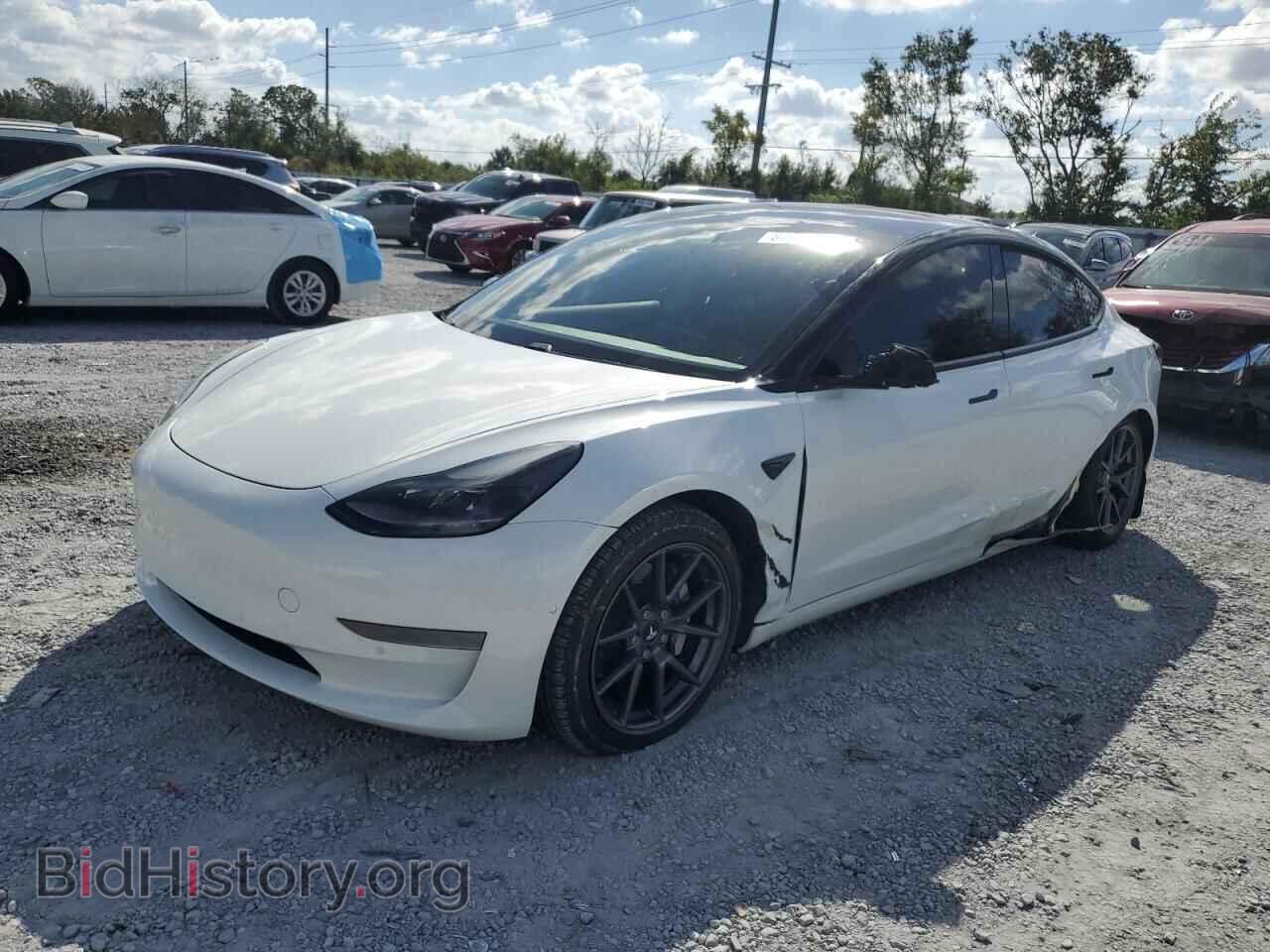 Photo 5YJ3E1EA3MF991594 - TESLA MODEL 3 2021