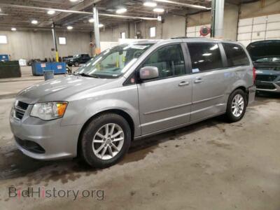 2016 Dodge CARAVAN SXT, серый — VIN 2C4RDGCG5GR374178, Copart