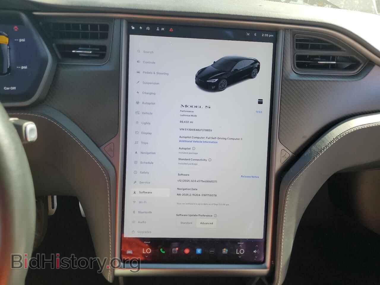 2020 TESLA MODEL S - VIN: 5YJSA1E48LF378659 - Photo 9