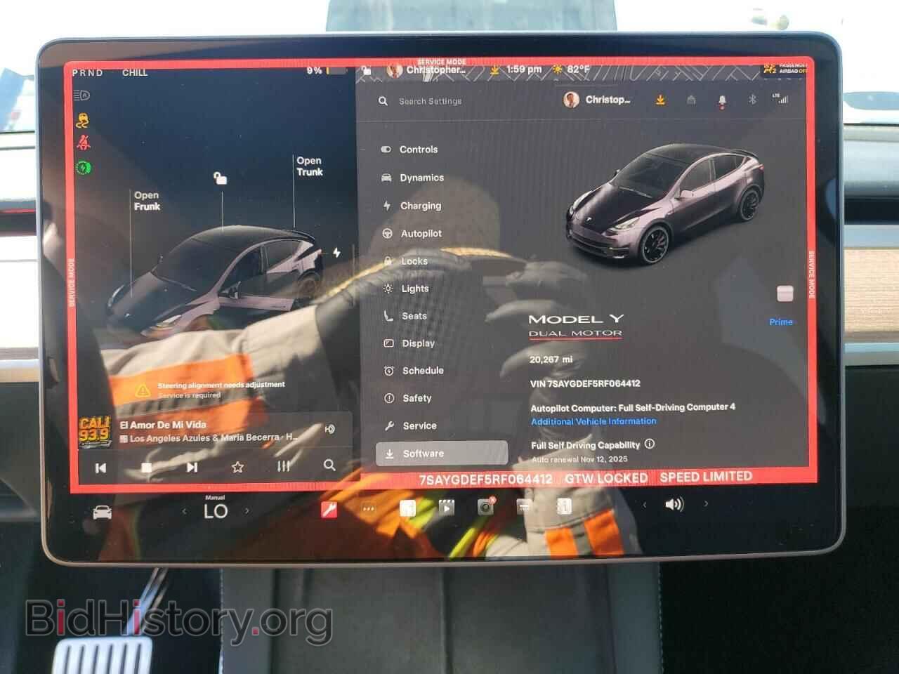 2024 TESLA MODEL Y - VIN: 7SAYGDEF5RF064412 - Фото 9