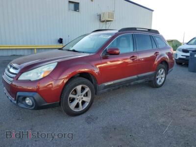 2014 Subaru OUTBACK 2.5I Premium, burgundy — VIN 4S4BRBCC5E3216671, Copart