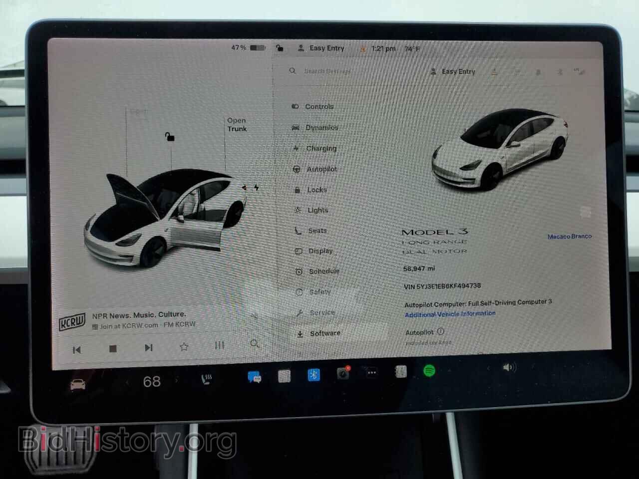 2019 TESLA MODEL 3 - VIN: 5YJ3E1EB6KF494738 - Photo 9