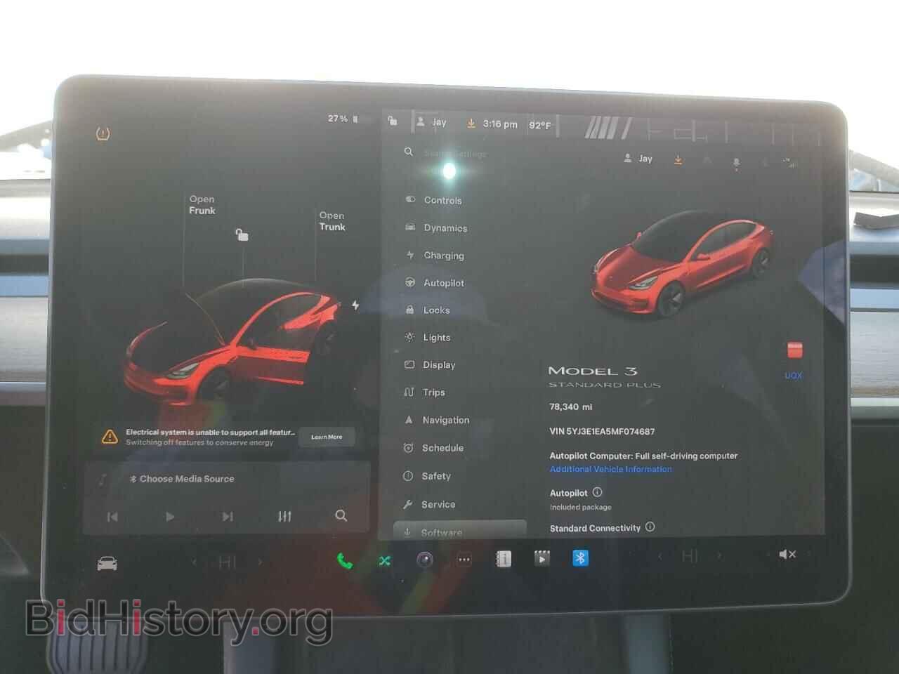 2021 TESLA MODEL 3 - VIN: 5YJ3E1EA5MF074687 - Photo 9