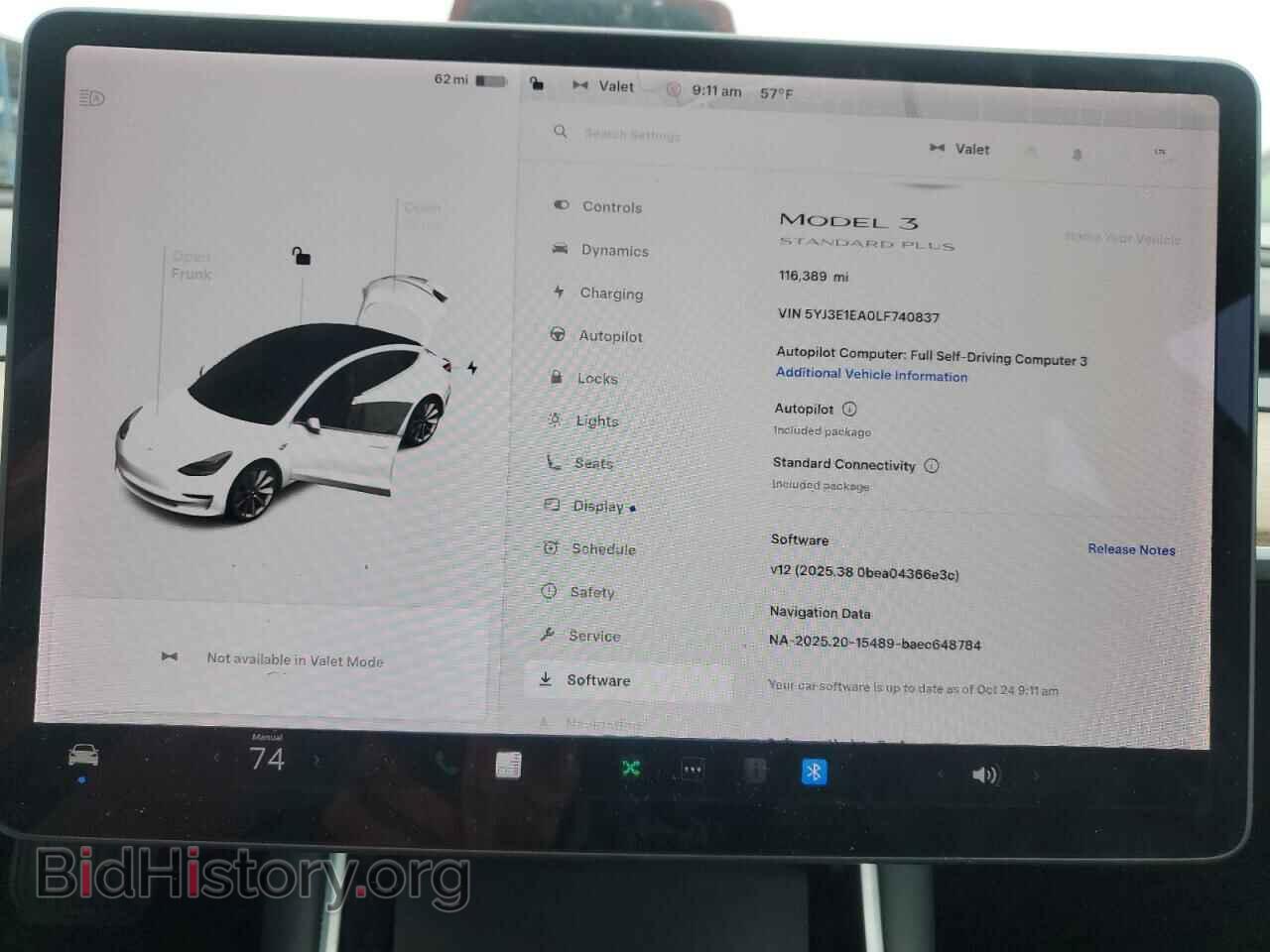 2020 TESLA MODEL 3 - VIN: 5YJ3E1EA0LF740837 - Фото 9